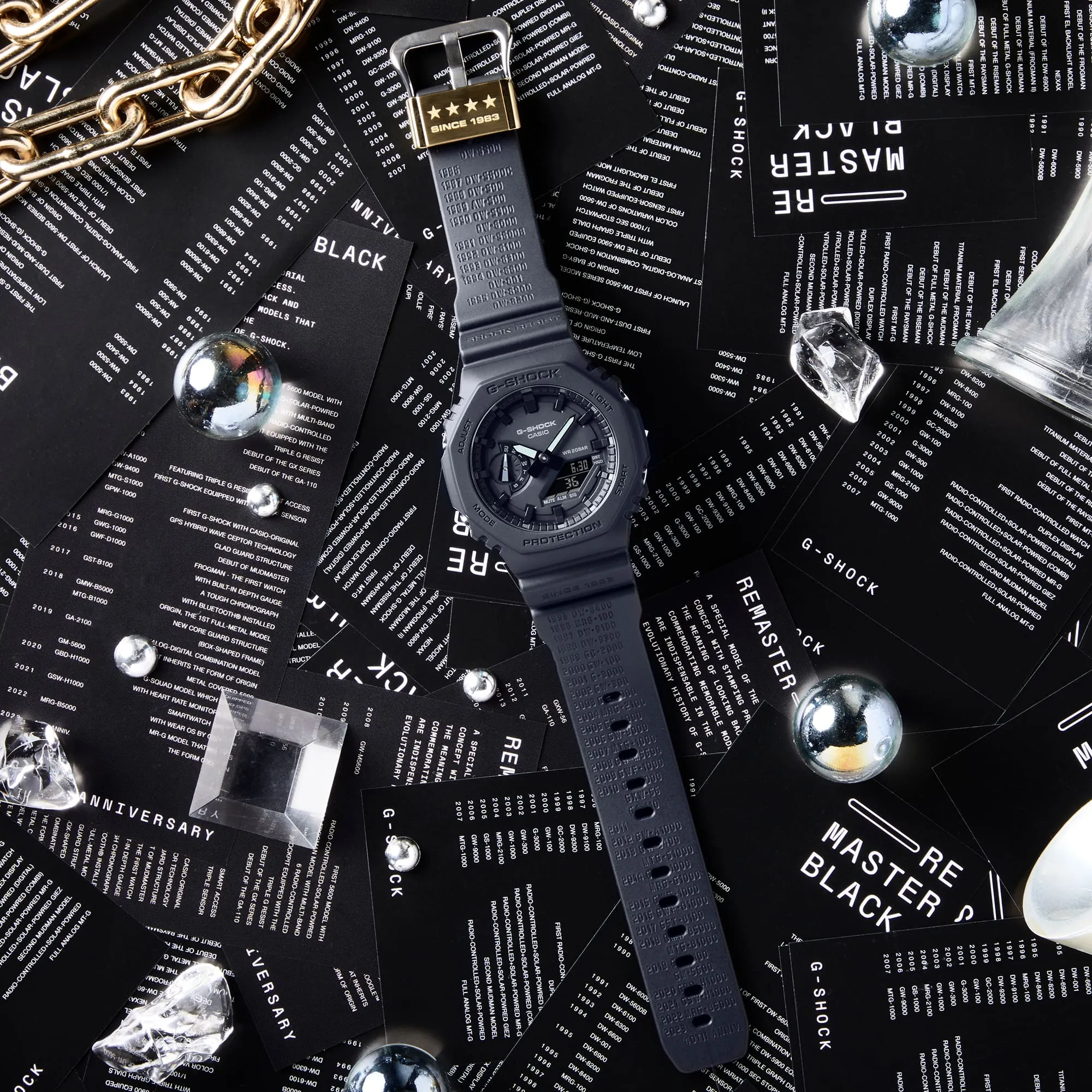 G-Shock 2100 Series Black Resin Band Watch GA2140RE-1A