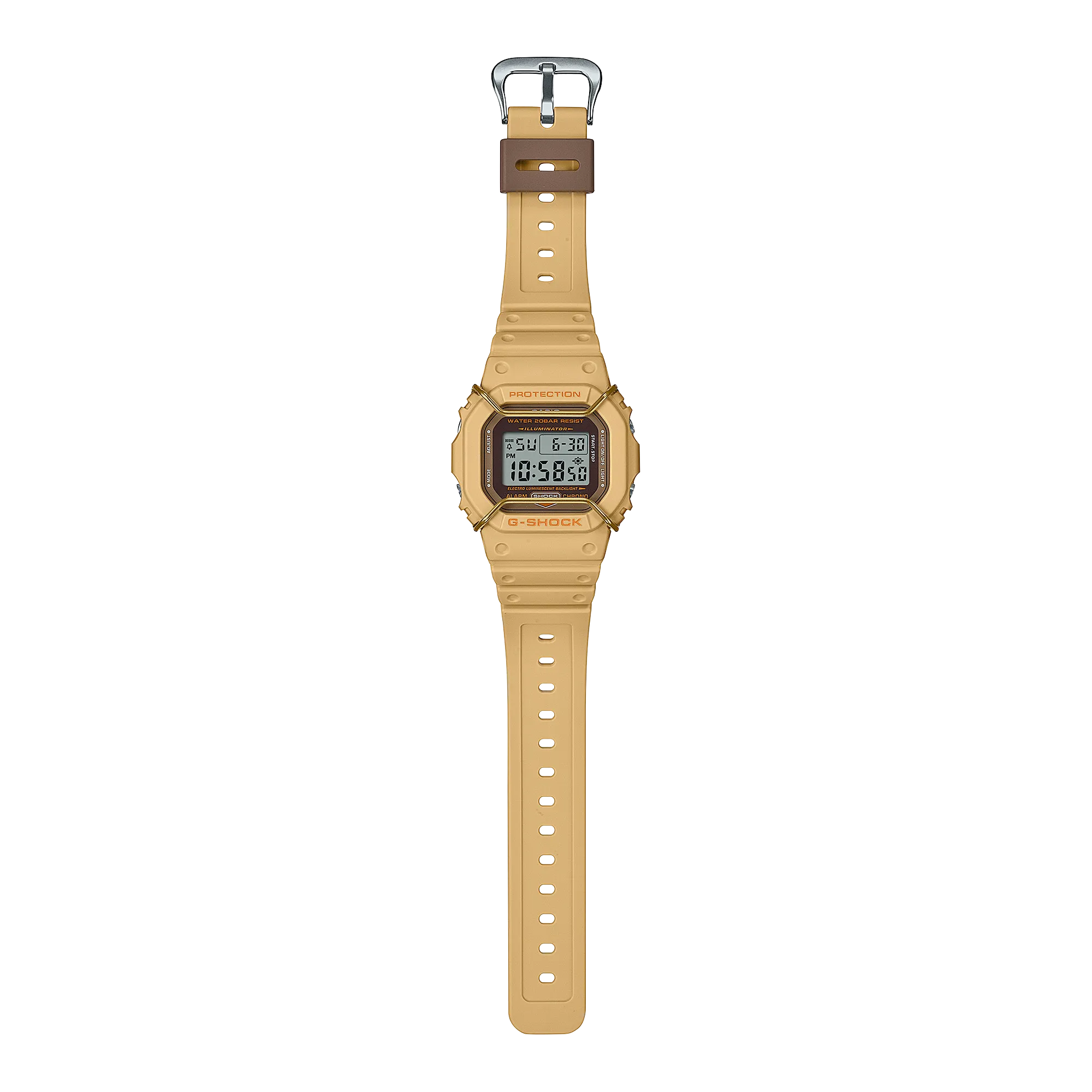 G-Shock 5600 Series Face Protector Natural Beige DW5600PT-5D