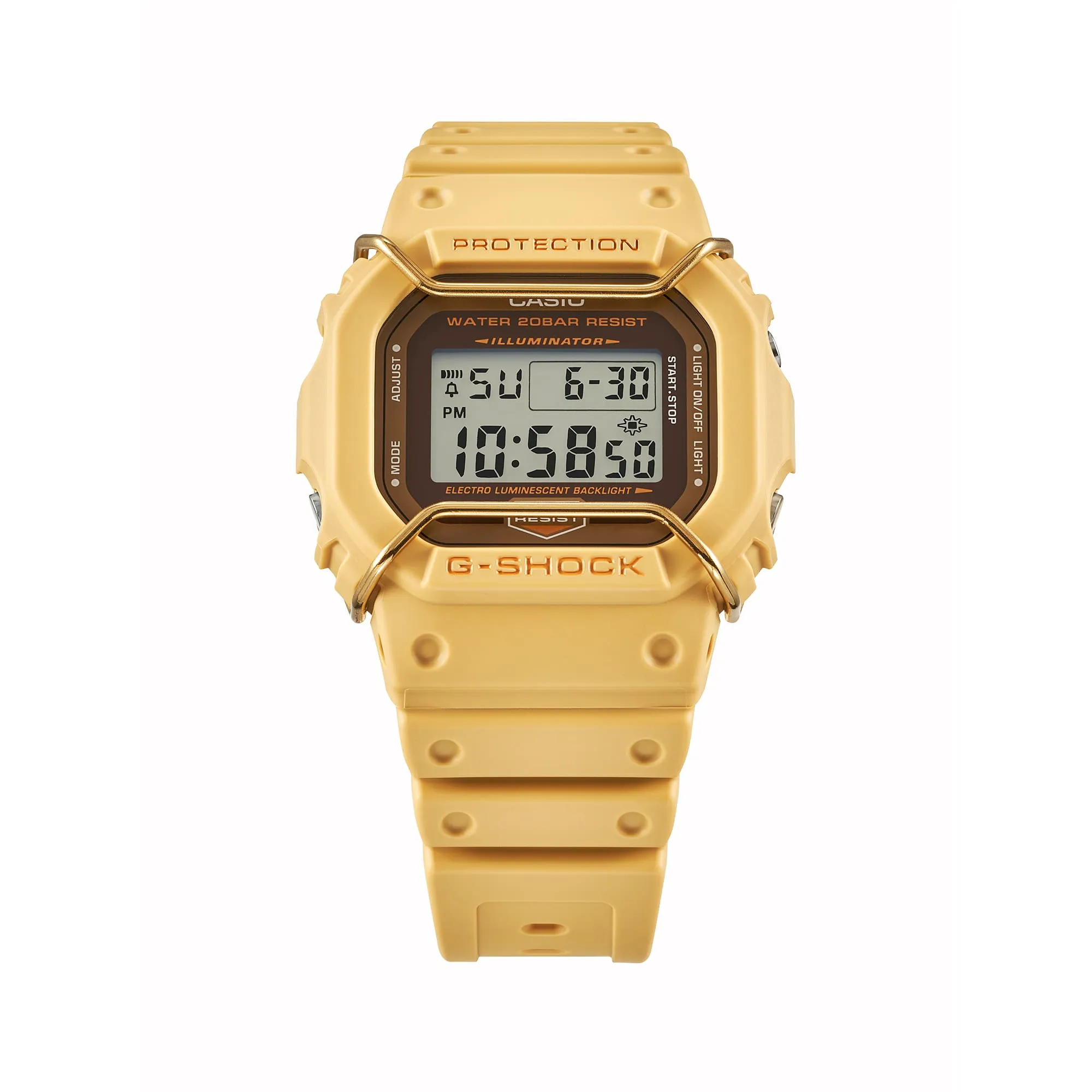 G-Shock 5600 Series Face Protector Natural Beige DW5600PT-5D