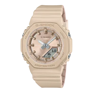 G-Shock Analog Digital Beige Dial Beige Resin Band Watch GMAP2100ST-9A