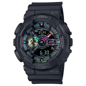 G-Shock Analog Digital Black Resin Band Watch GA110MF-1A