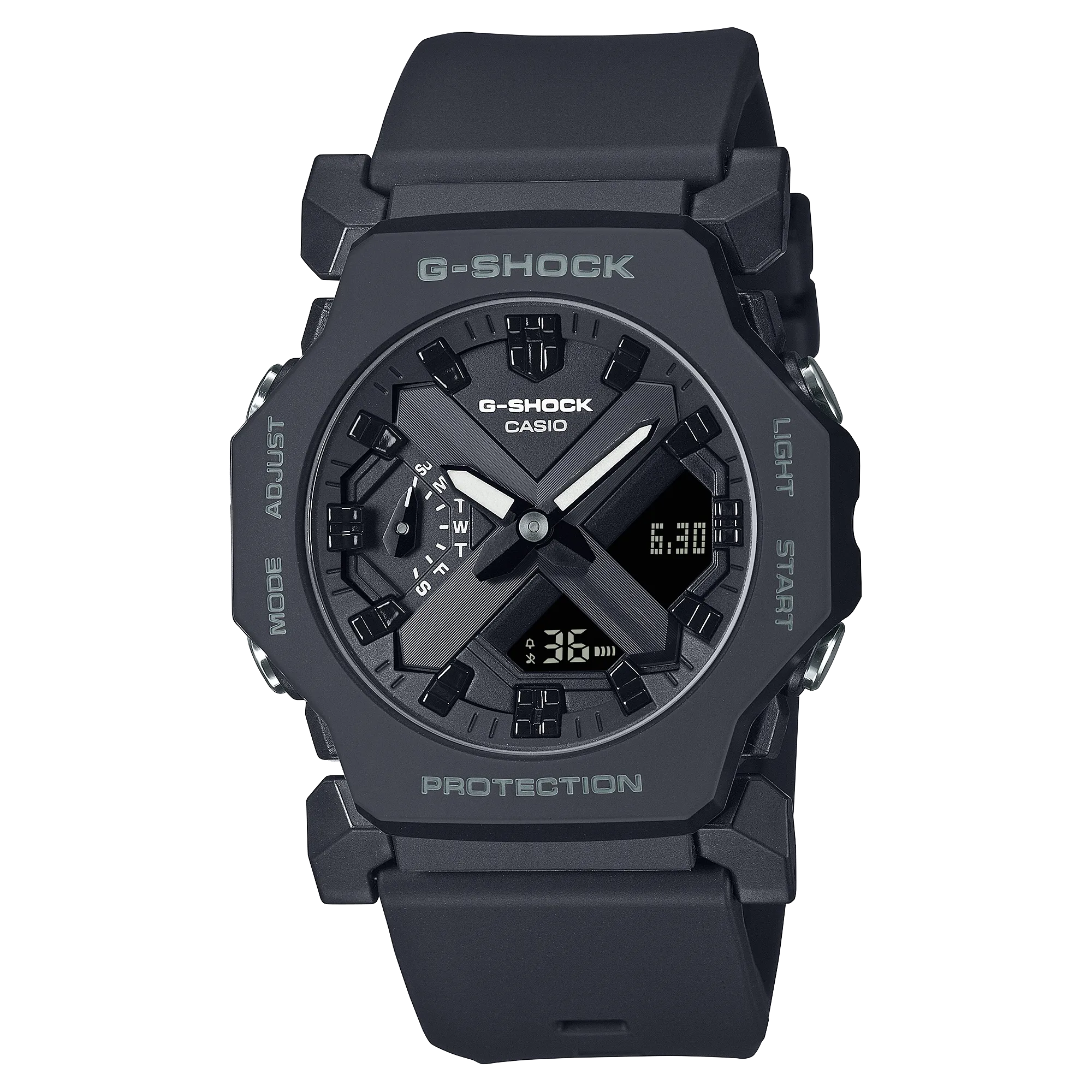 G-Shock Analog Digital Black Resin Band Watch GA2300-1A