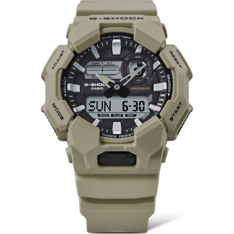 G-Shock Analog Digital Brown Resin Band Watch GA010-5A