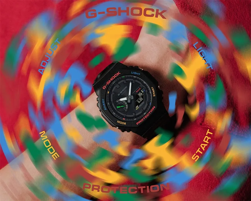 G-Shock Analog Digital DUO Black Resin Band Watch GAB2100FC-1A