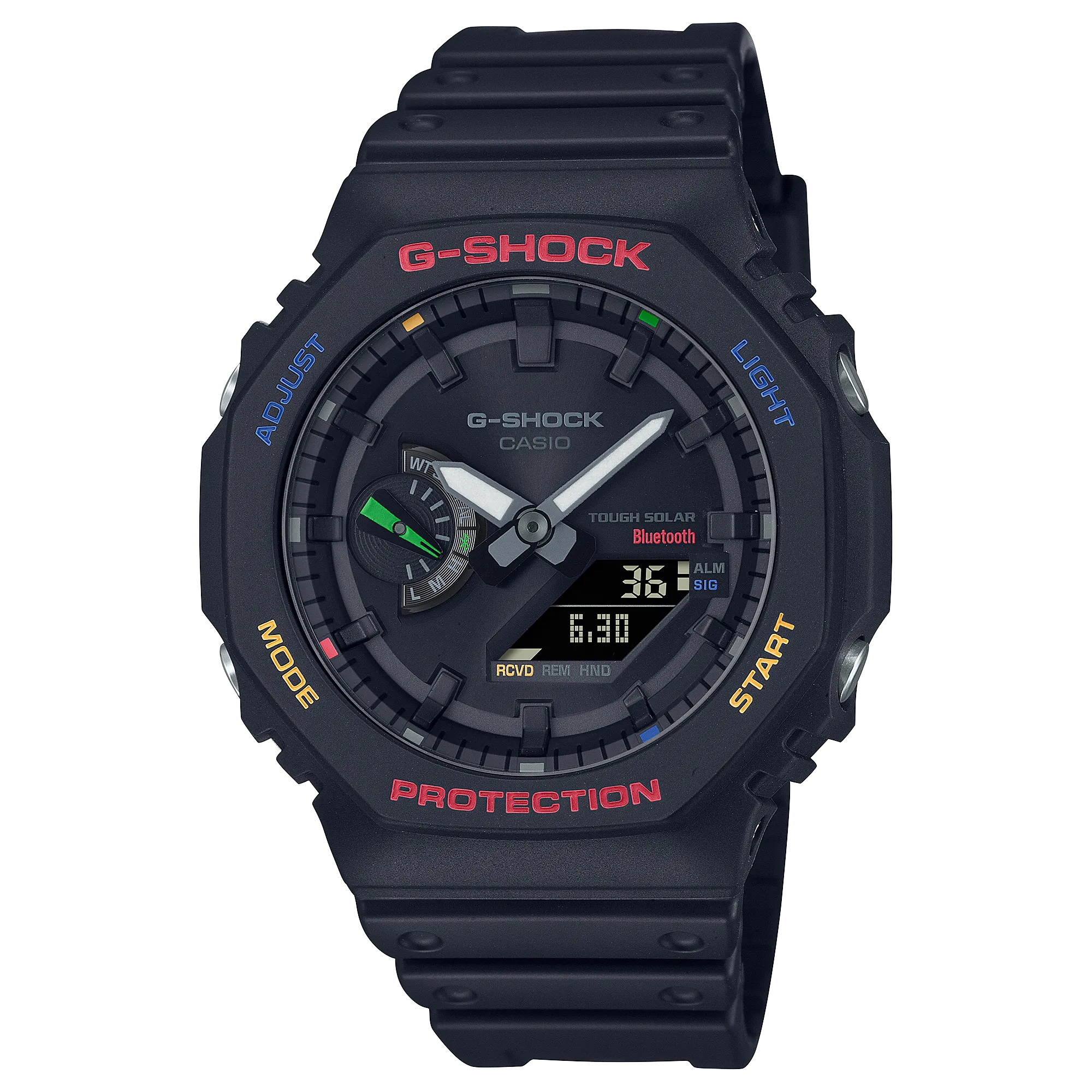 G-Shock Analog Digital DUO Black Resin Band Watch GAB2100FC-1A