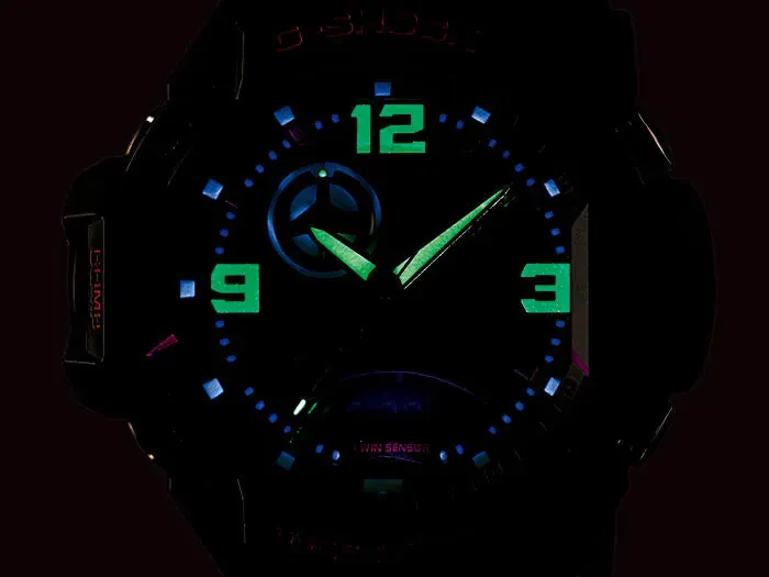 G-Shock Aviation Black Dial Red Resin Watch GA1000-4B