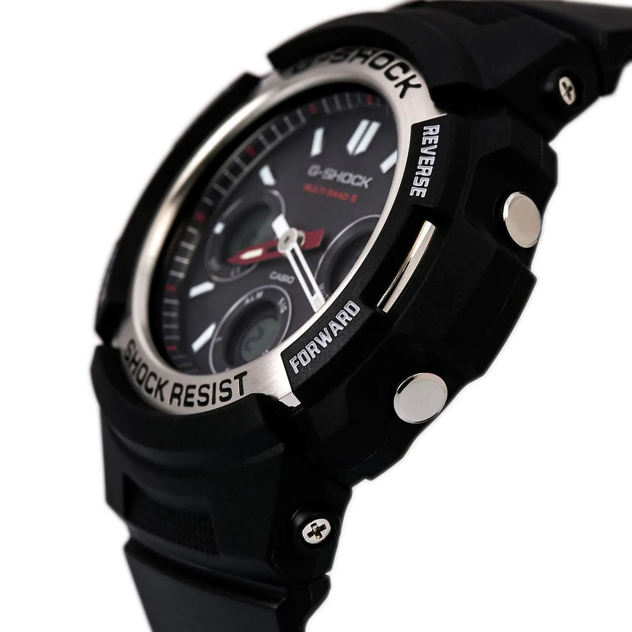 G-Shock Awgm100-1Acr Tough Solar Atomic Black Resin Sport Mens Watch