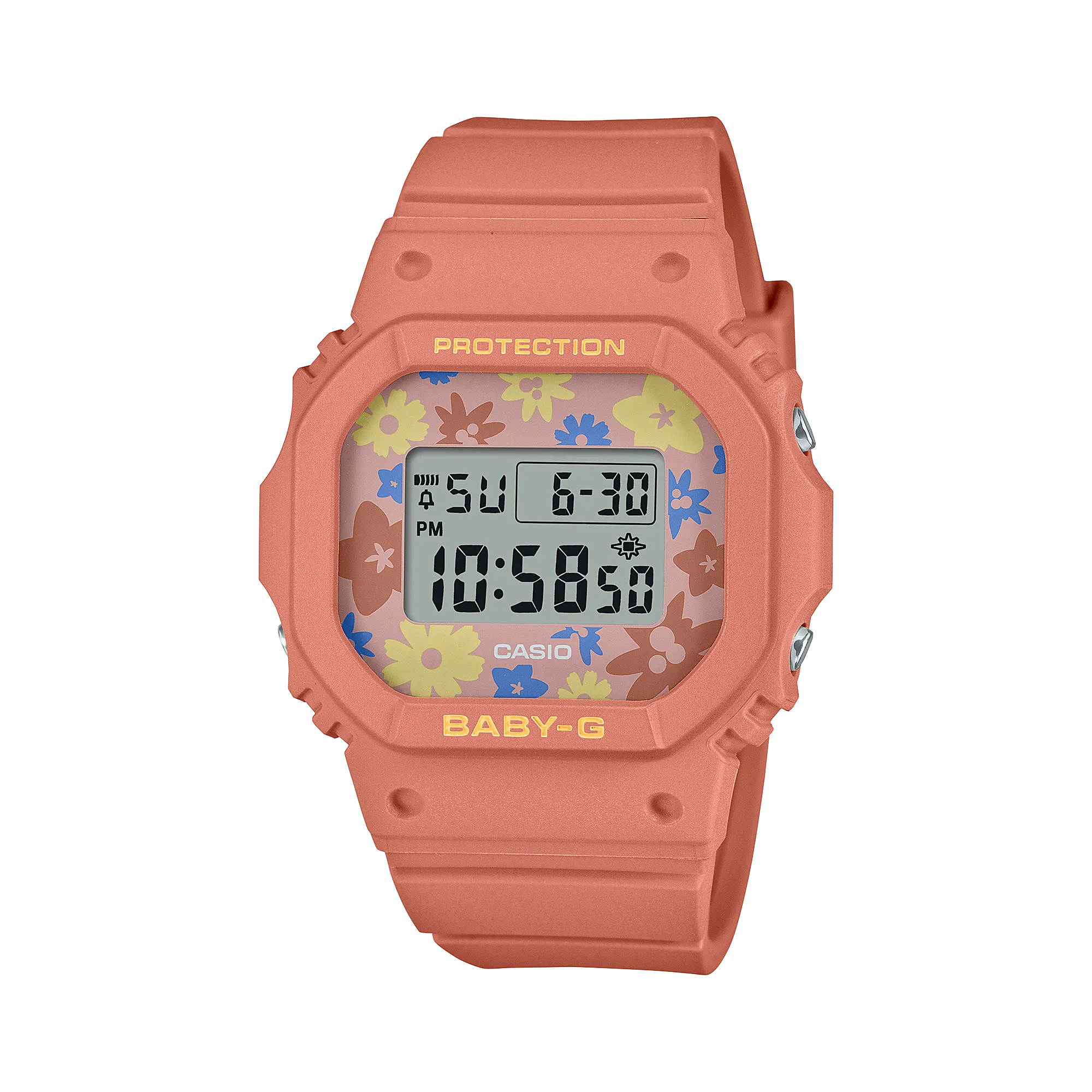 G-Shock BGD-565 Series Orange Resin Band Watch BGD565RP-4D