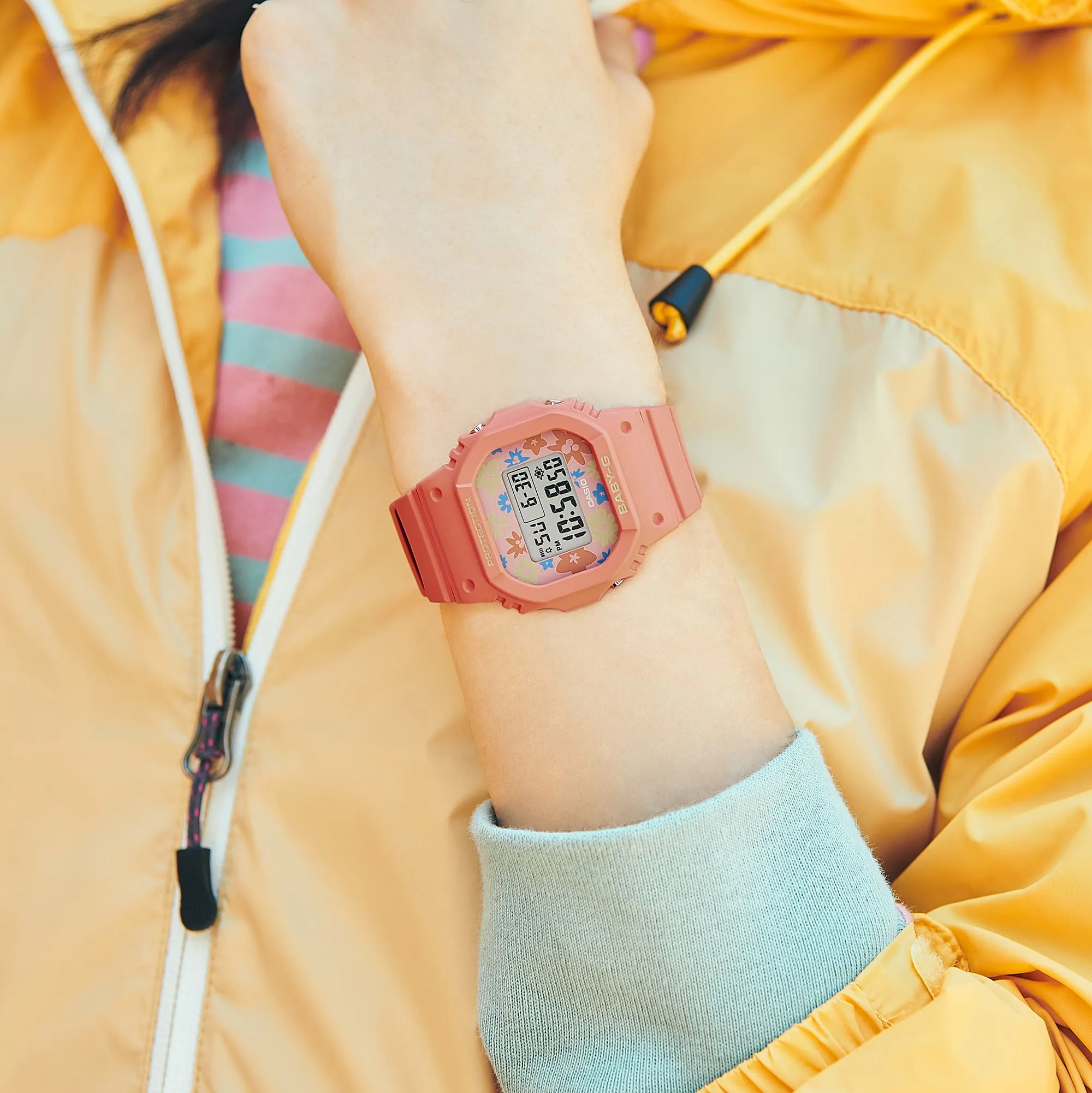 G-Shock BGD-565 Series Orange Resin Band Watch BGD565RP-4D
