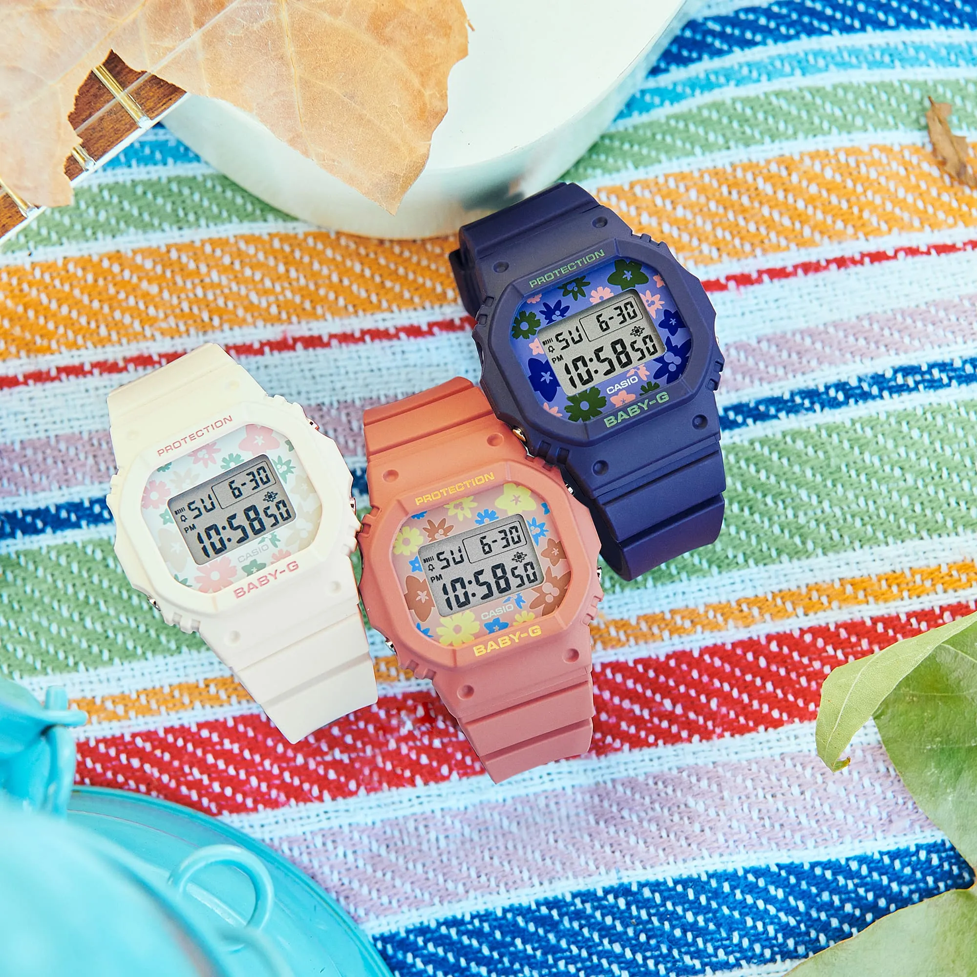 G-Shock BGD-565 Series Orange Resin Band Watch BGD565RP-4D