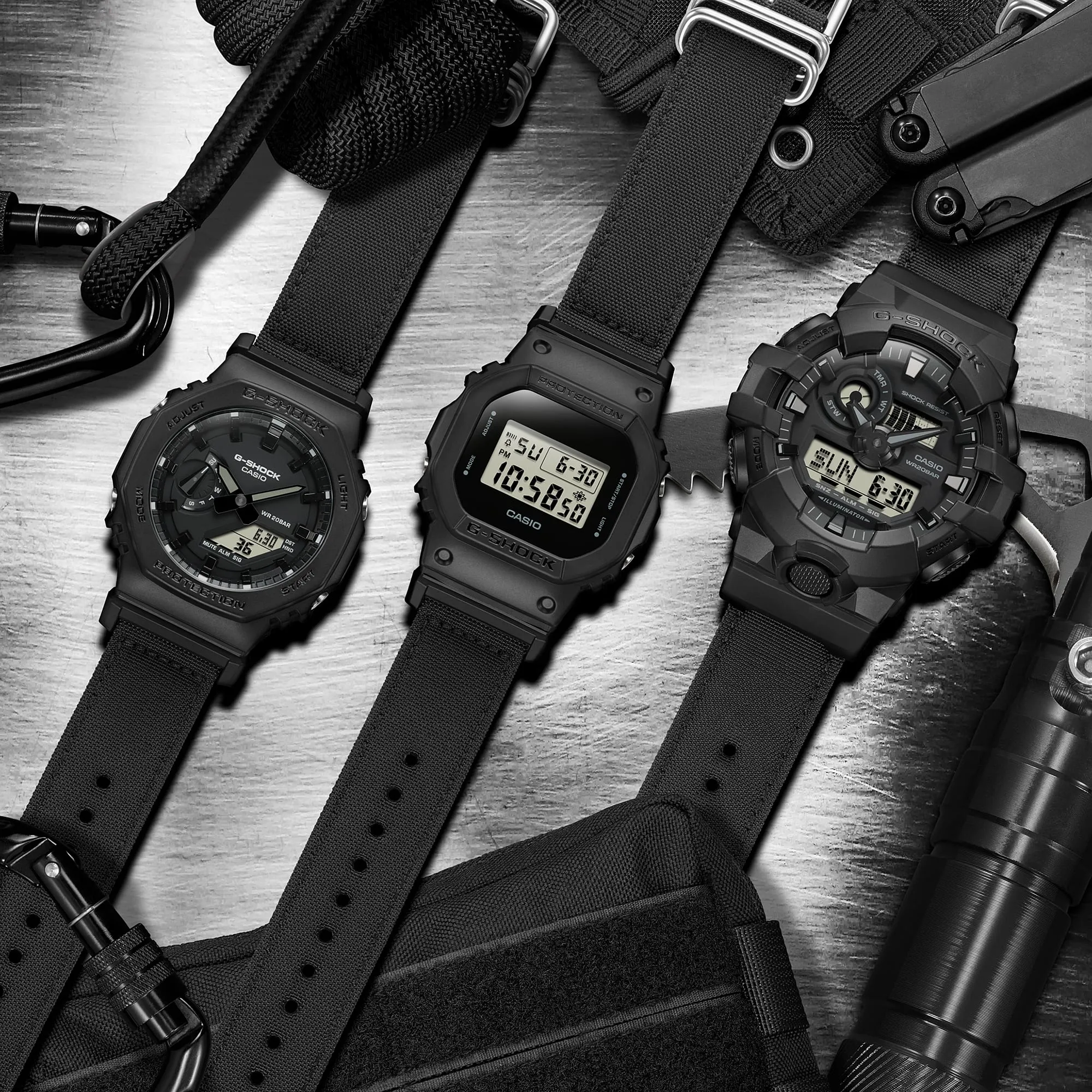 G-Shock Black Resin Band Black Dial Watch DW5600BCE-1D