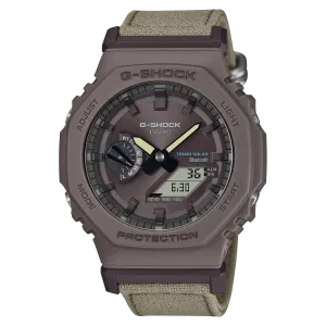 G-Shock Brown Fabric Strap Brown Dial Watch GAB2100CT-5A