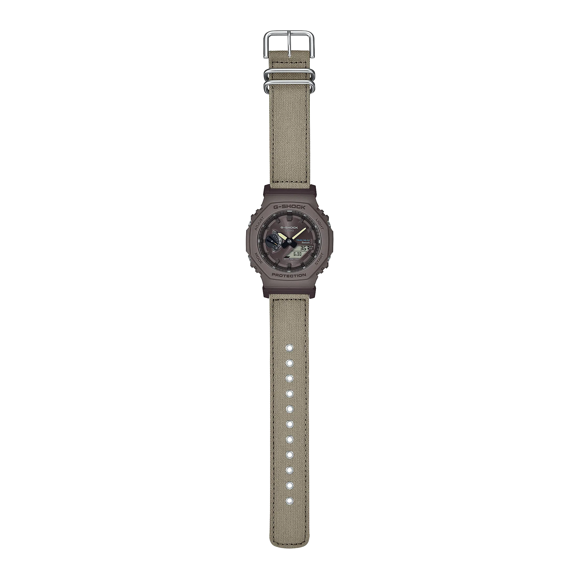G-Shock Brown Fabric Strap Brown Dial Watch GAB2100CT-5A