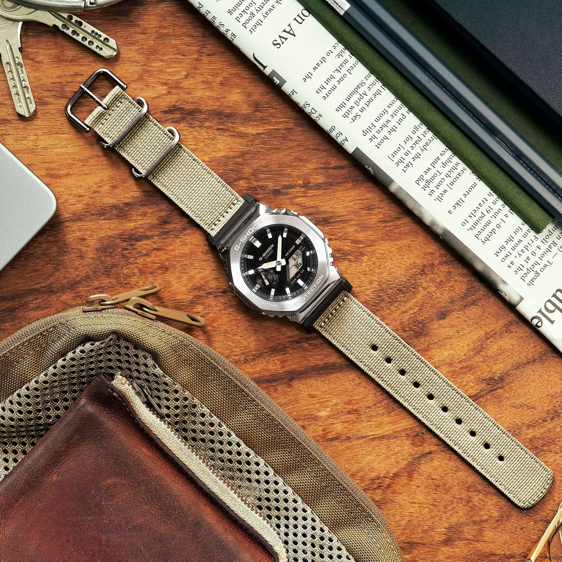 G-Shock CasiOak DUO Utility Collection GM2100C-5A