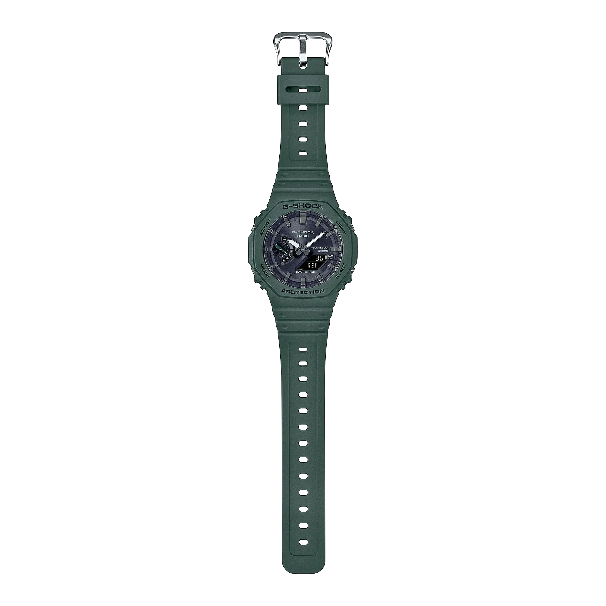 G-Shock CasioOak GAB2100-3A Green Watch with Smartphone Link and Tough Solar