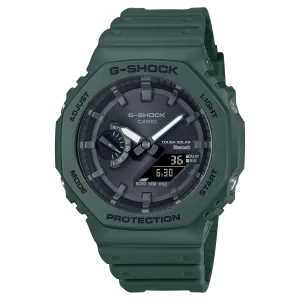 G-Shock CasioOak GAB2100-3A Green Watch with Smartphone Link and Tough Solar