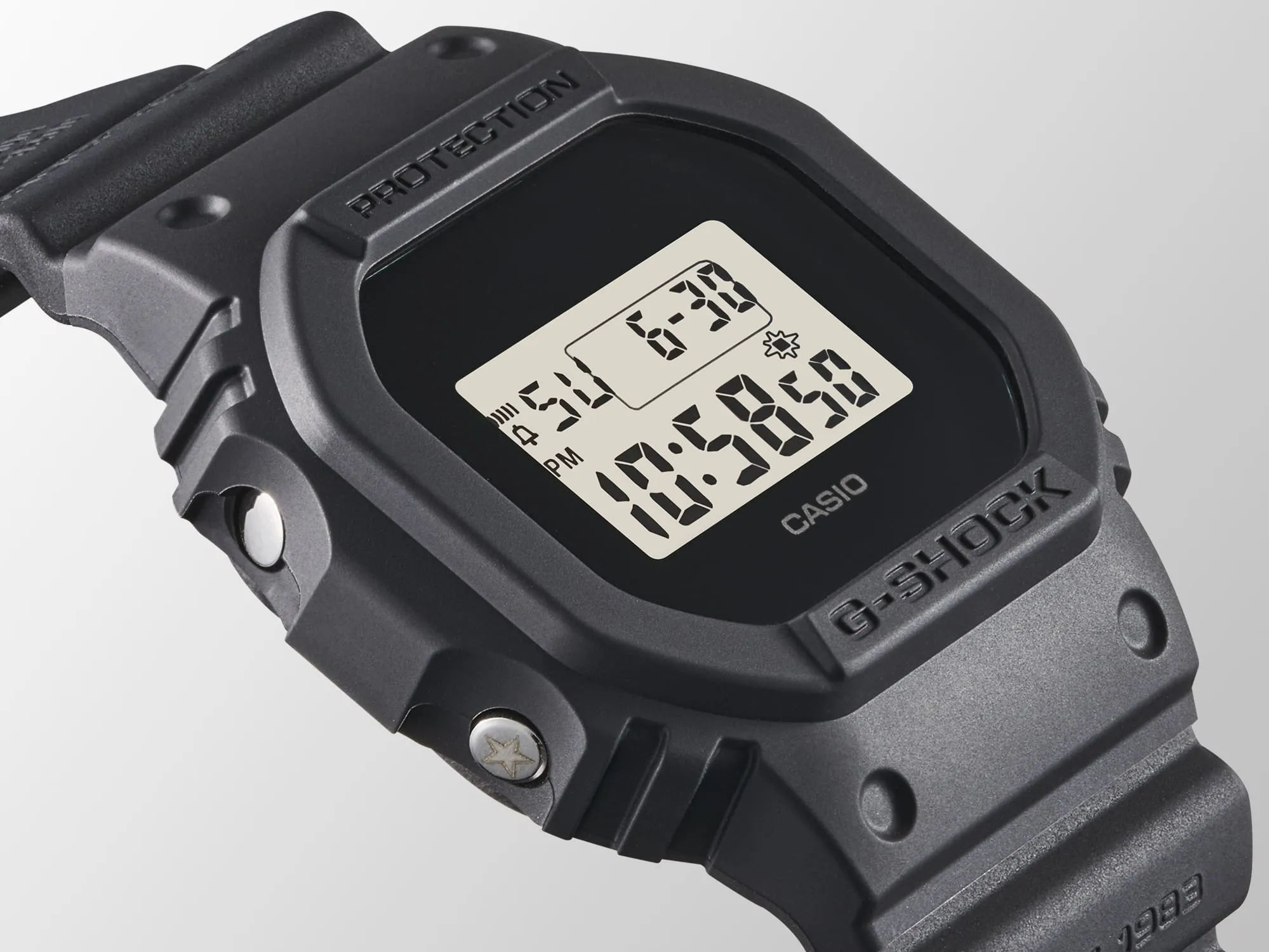 G-Shock Digital 5600 Series Black Resin Watch DWE5657RE-1D