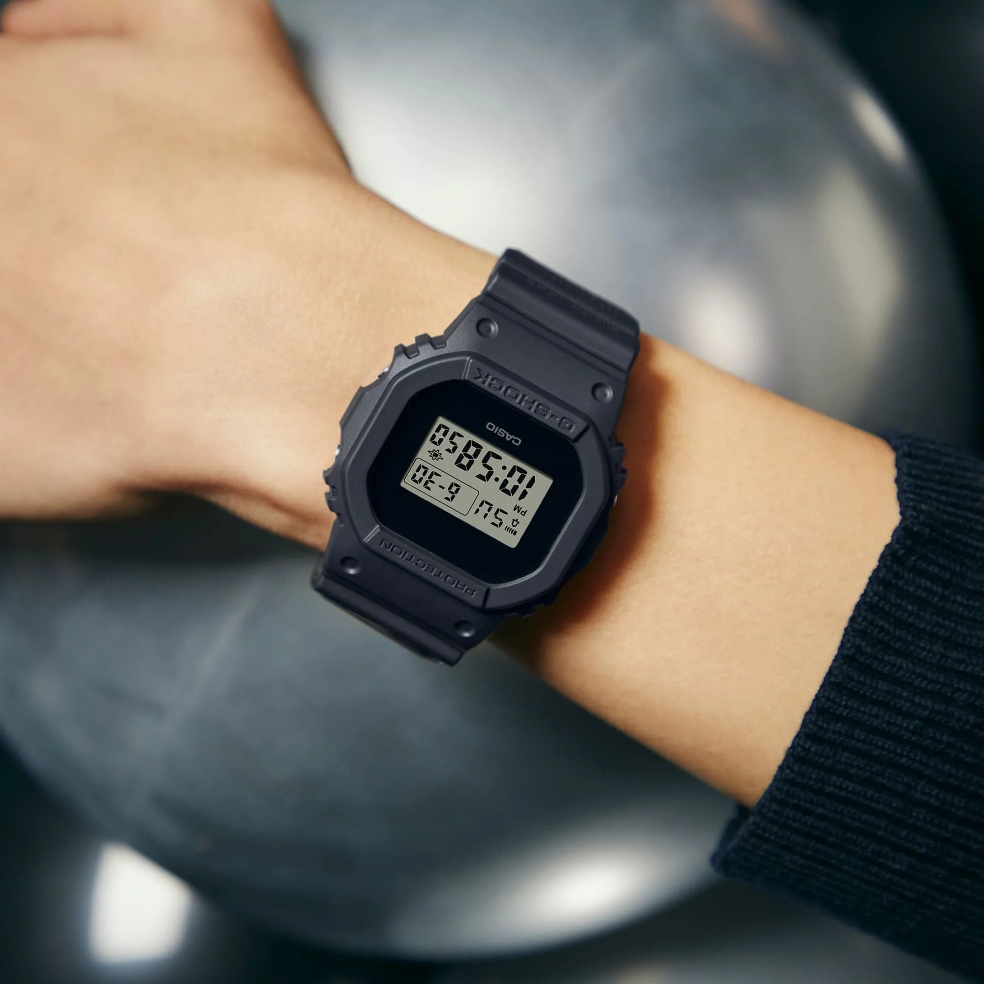 G-Shock Digital 5600 Series Black Resin Watch DWE5657RE-1D