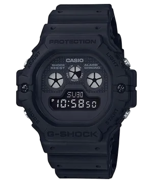 G-Shock Digital 5900 Style All Black Resin Band Watch DW5900BB-1D