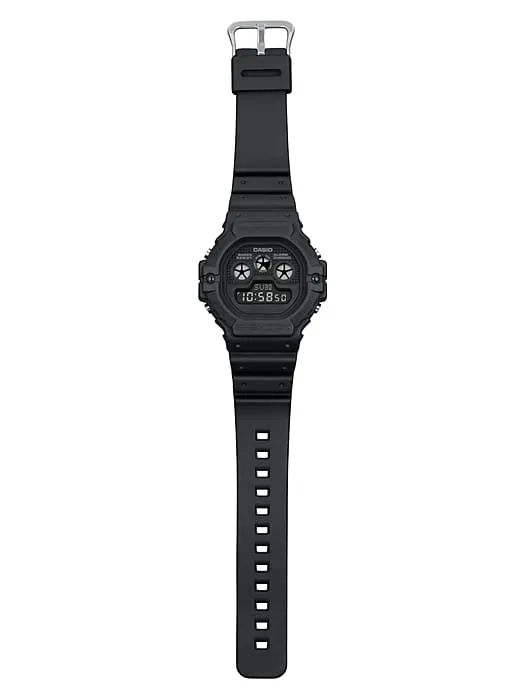 G-Shock Digital 5900 Style All Black Resin Band Watch DW5900BB-1D