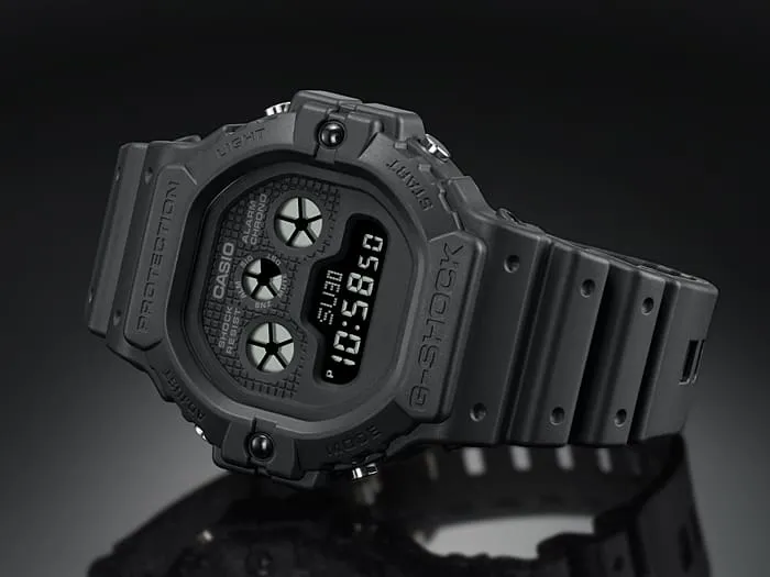 G-Shock Digital 5900 Style All Black Resin Band Watch DW5900BB-1D