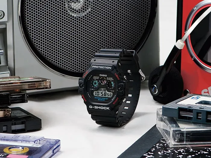 G Shock Digital 5900 Style Black Resin Band Watch DW5900-1D