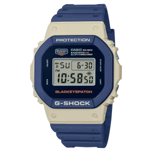 G-Shock Digital Black Eye Patch Blue Resin Band Watch DW5610BEP-2D