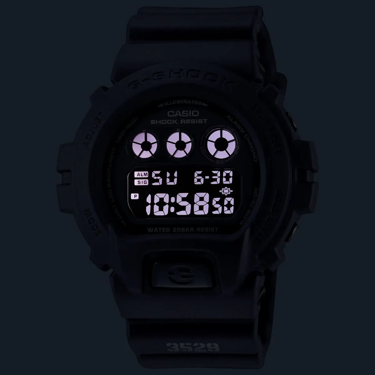 G-Shock Digital Black Resin Band Watch DW6900UMS-1D