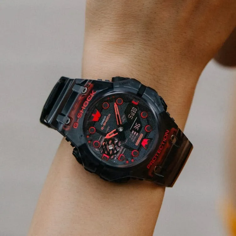 G-Shock Digital Black Resin Band Watch GAB001G-1A