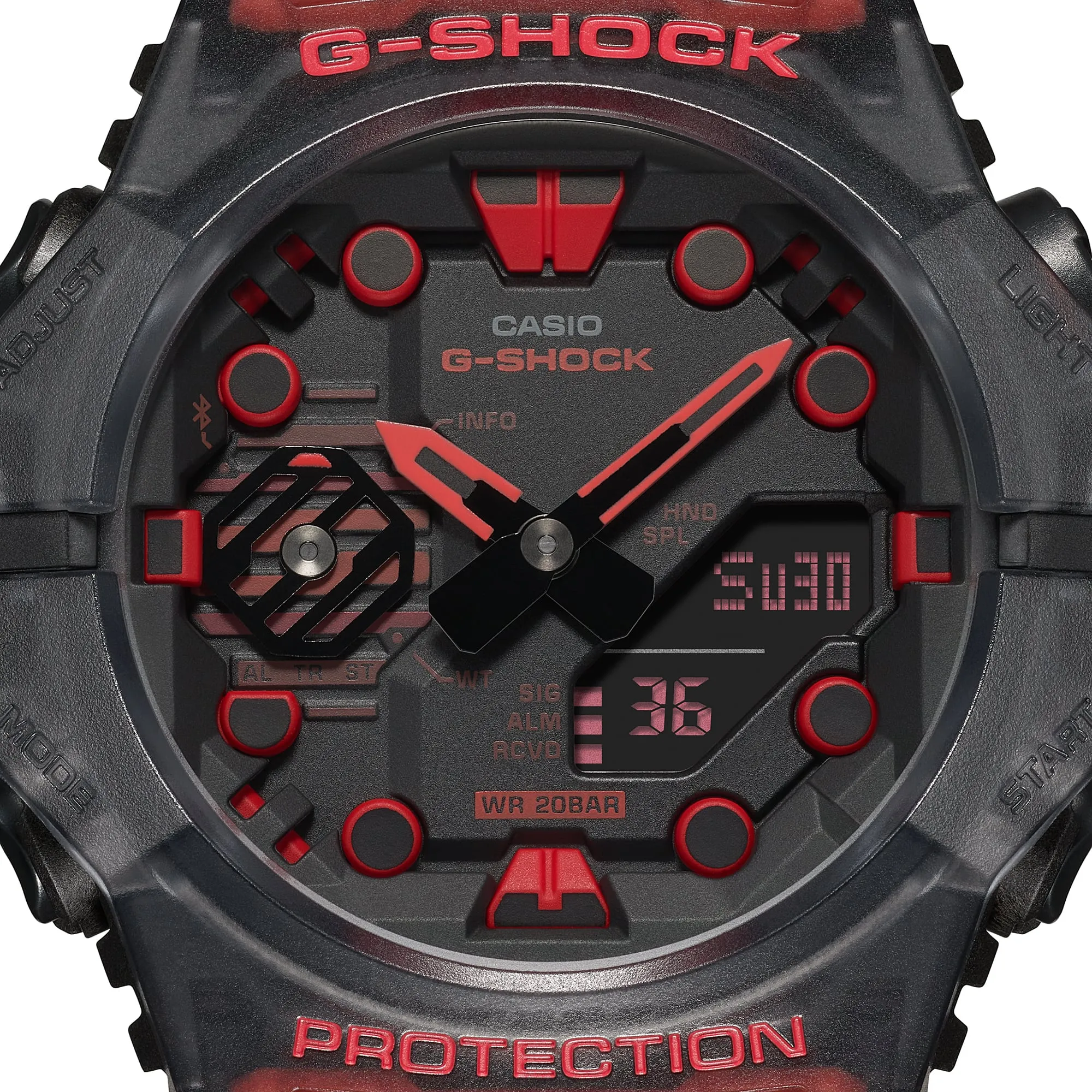 G-Shock Digital Black Resin Band Watch GAB001G-1A