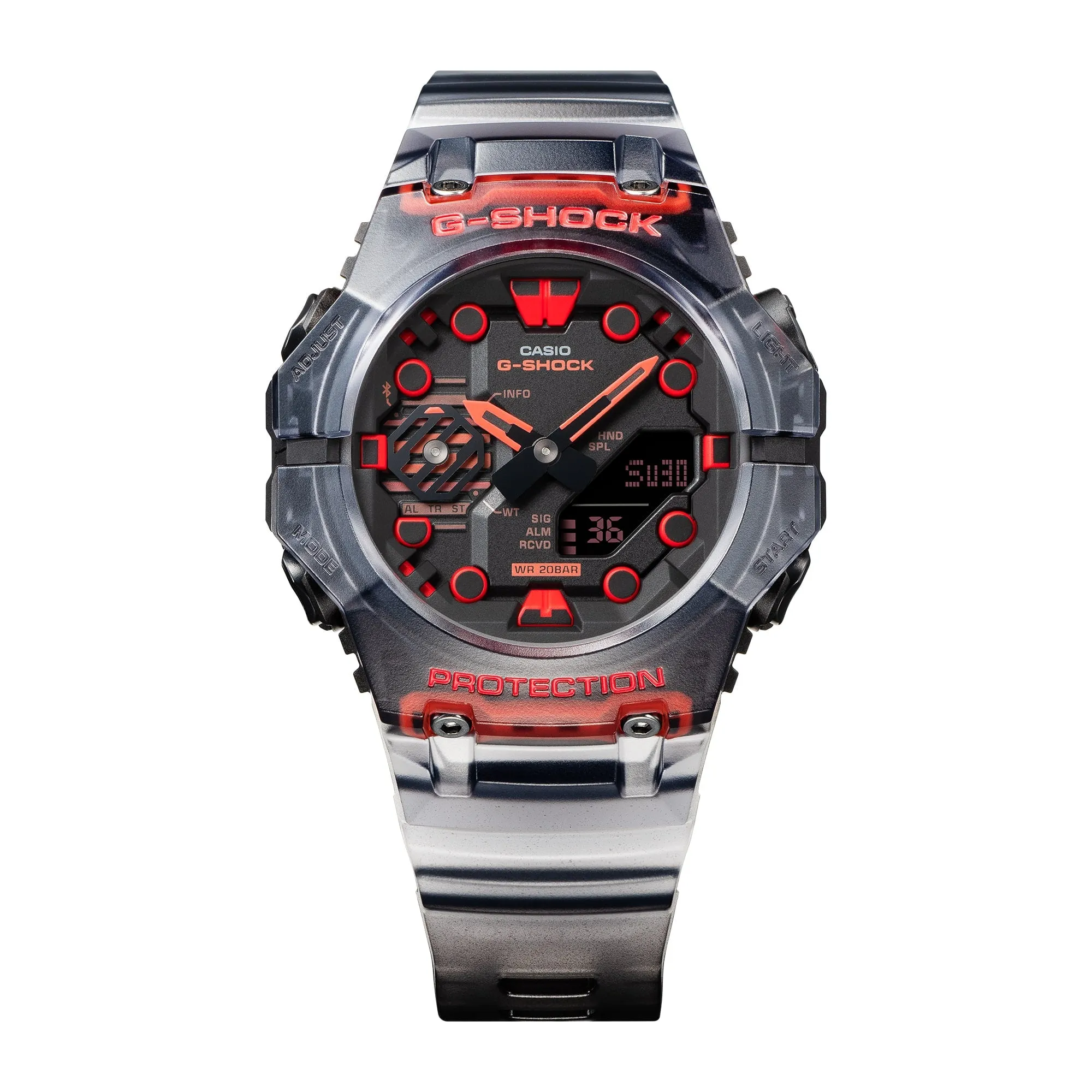 G-Shock Digital Black Resin Band Watch GAB001G-1A