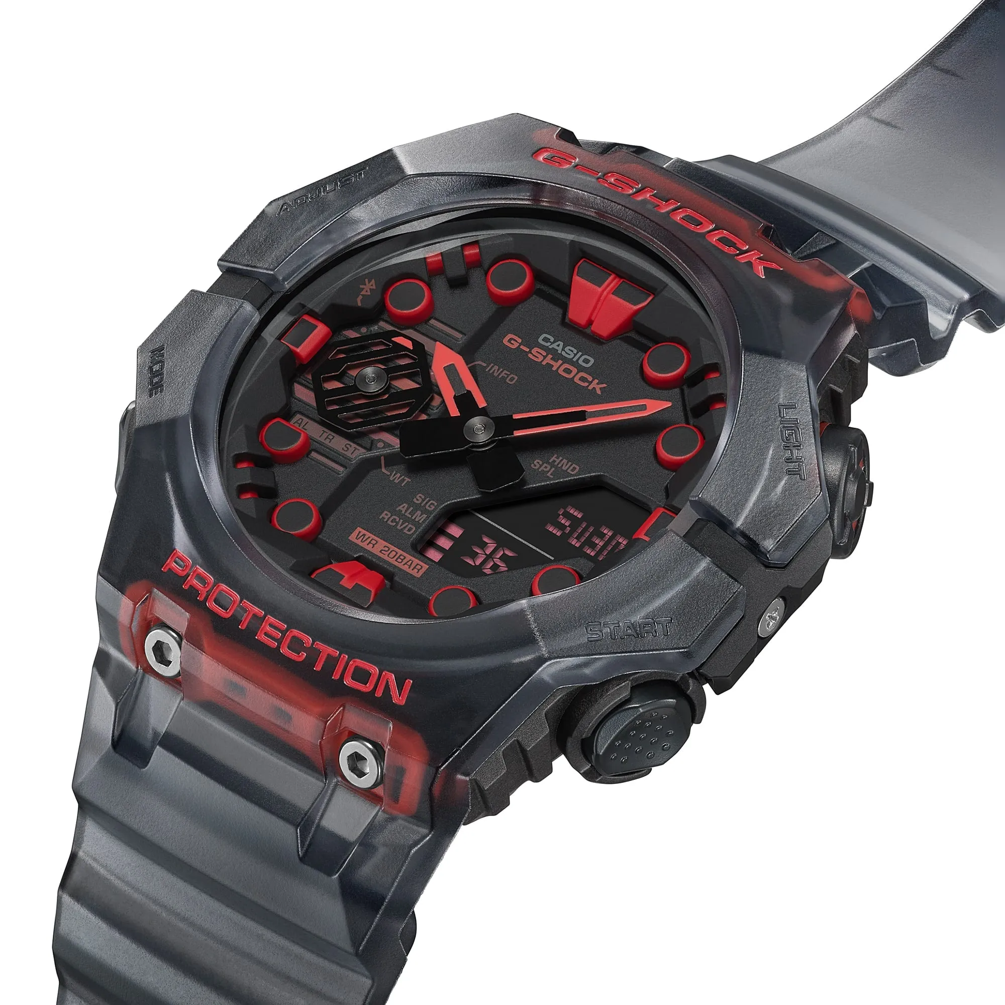 G-Shock Digital Black Resin Band Watch GAB001G-1A