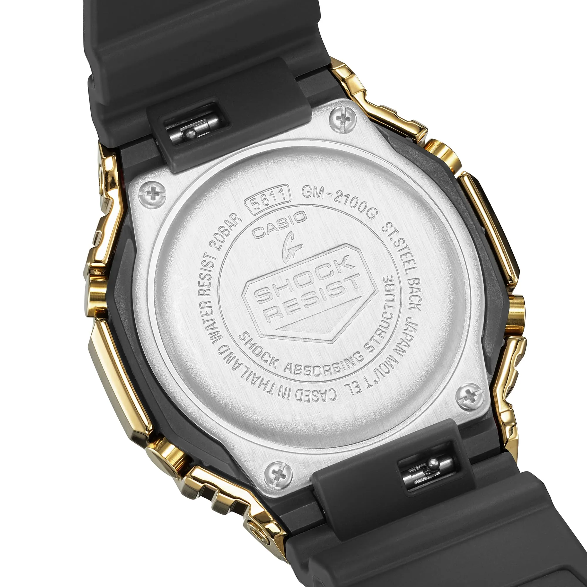 G-Shock Digital Black Resin Band Watch GM2100G-1A9