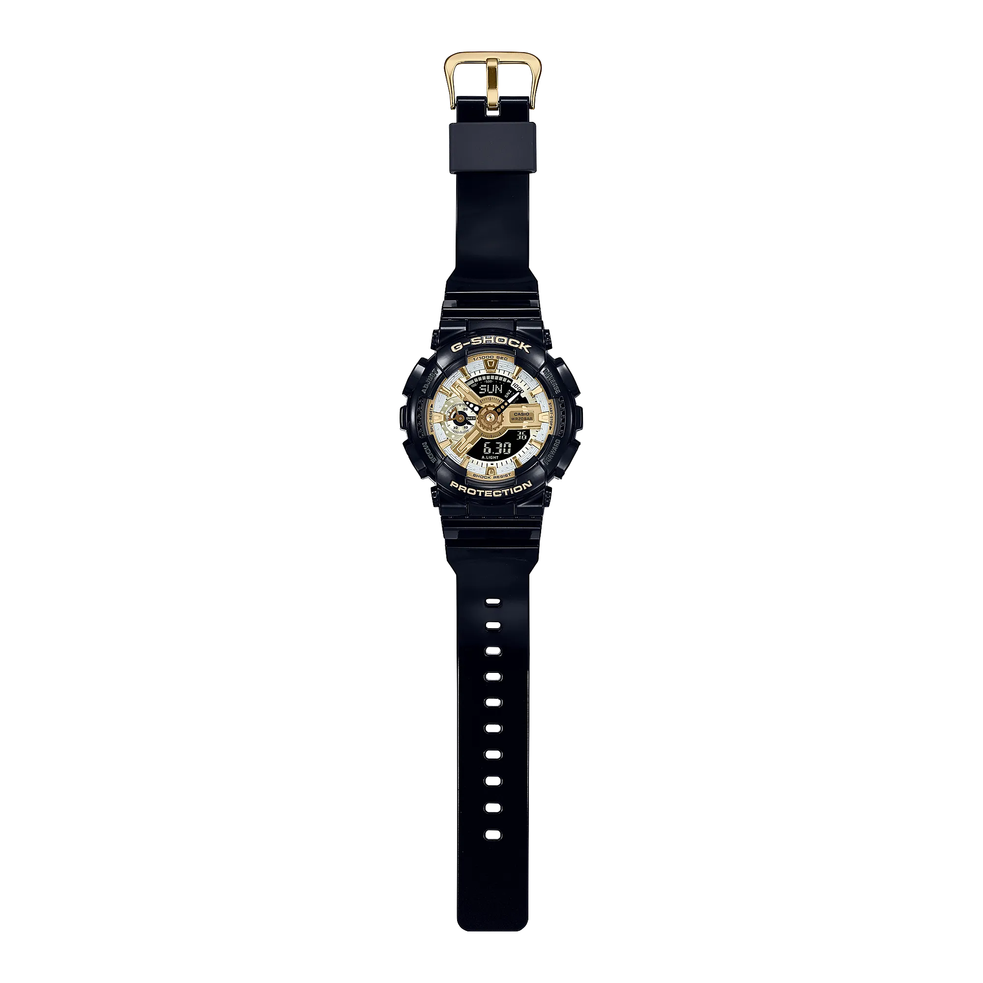 G-Shock Digital Black Resin Band Watch GMAS110GB-1A