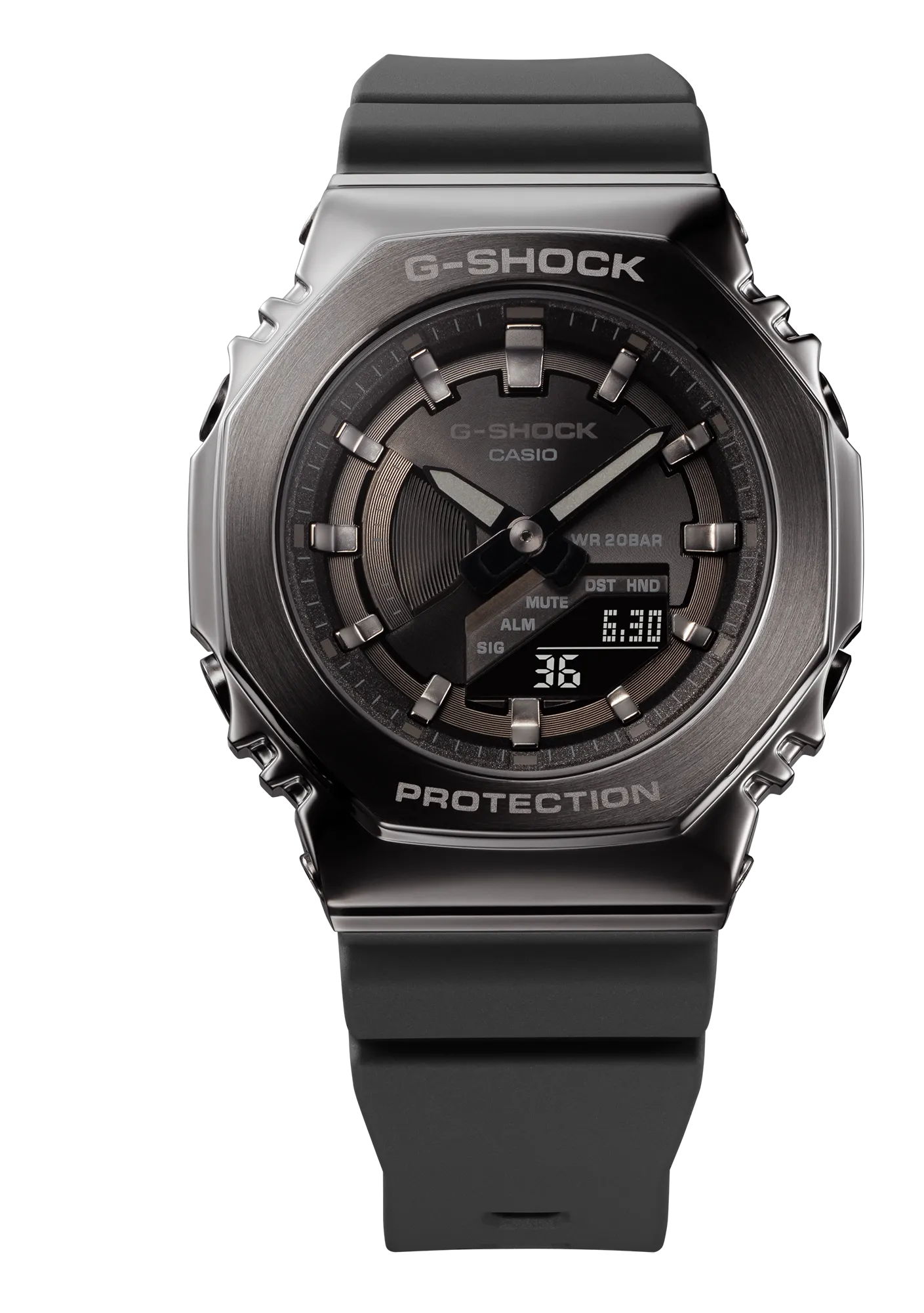 G-Shock Digital Black Resin Band Watch GMS2100B-8A