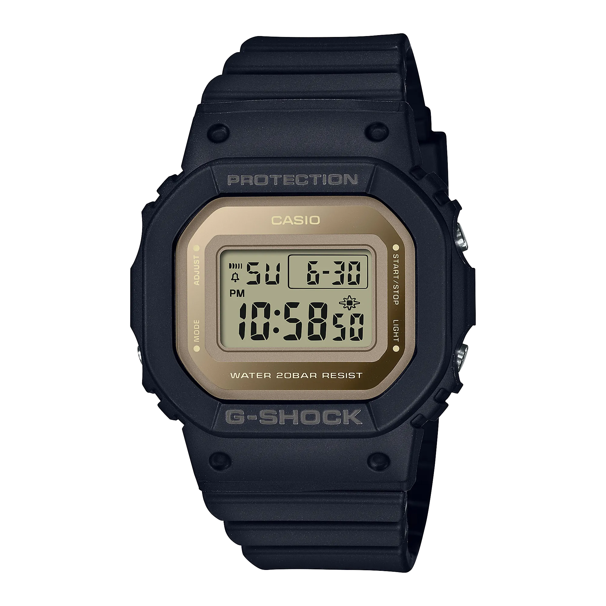 G-Shock Digital Brown Dial Black Resin Band Watch GMD-S5600-1D