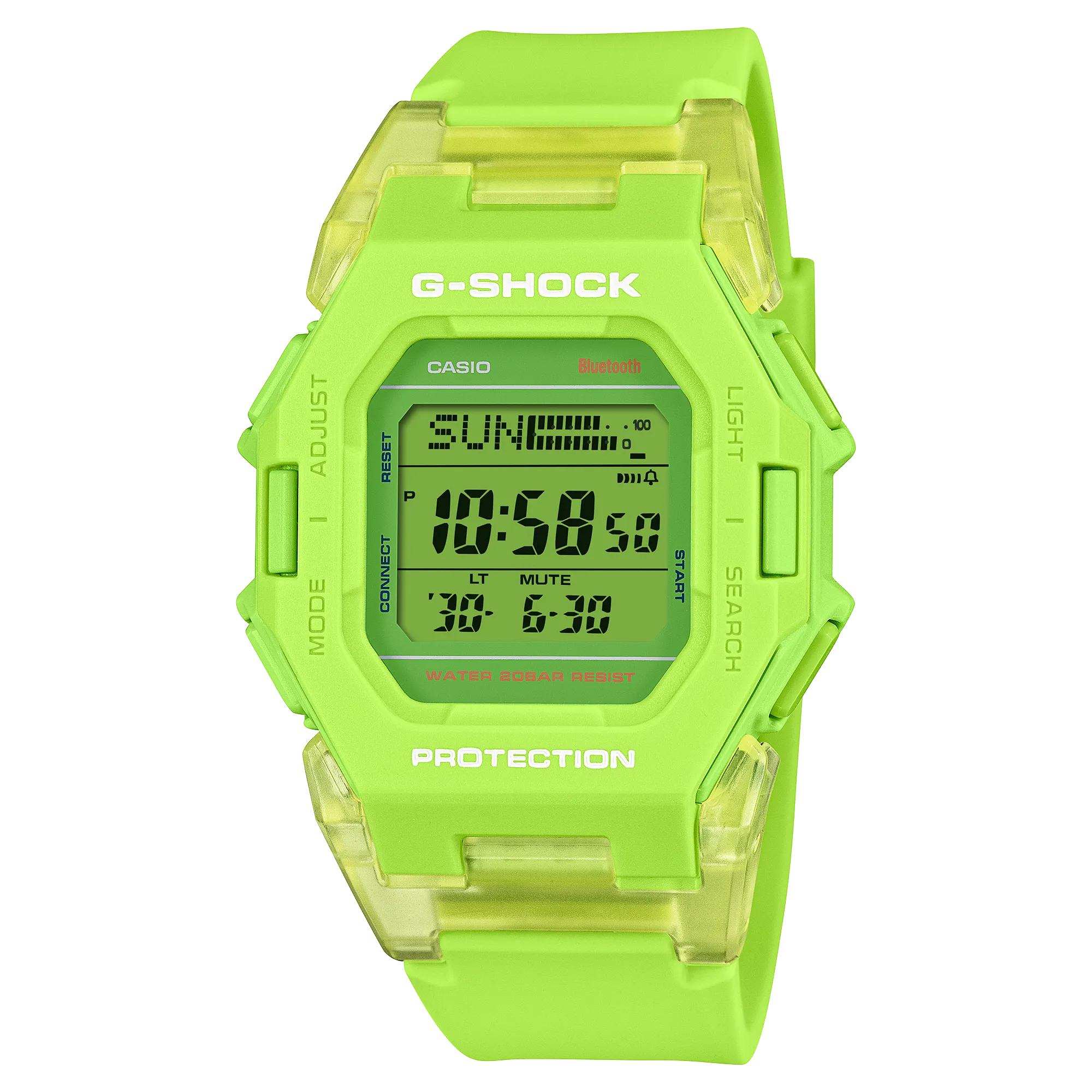 G-Shock Digital Green Resin Band Watch GDB500S-3D