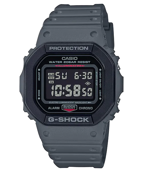 G-Shock Digital Street Utility Black Resin Band Watch DW5610SU-8D
