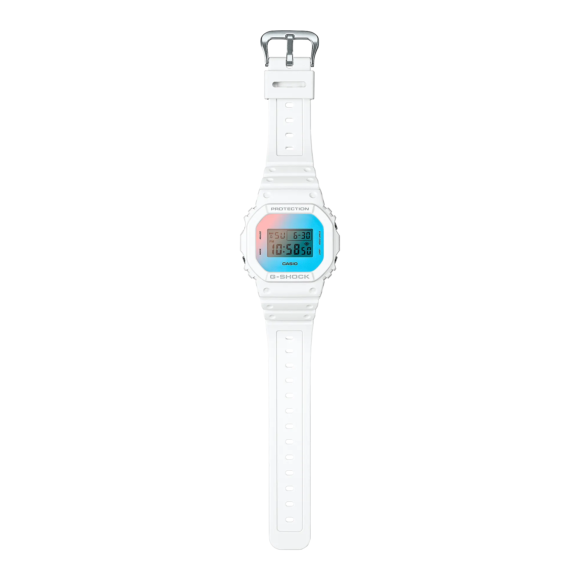 G-Shock Digital White Resin Band Watch DW5600TL-7D