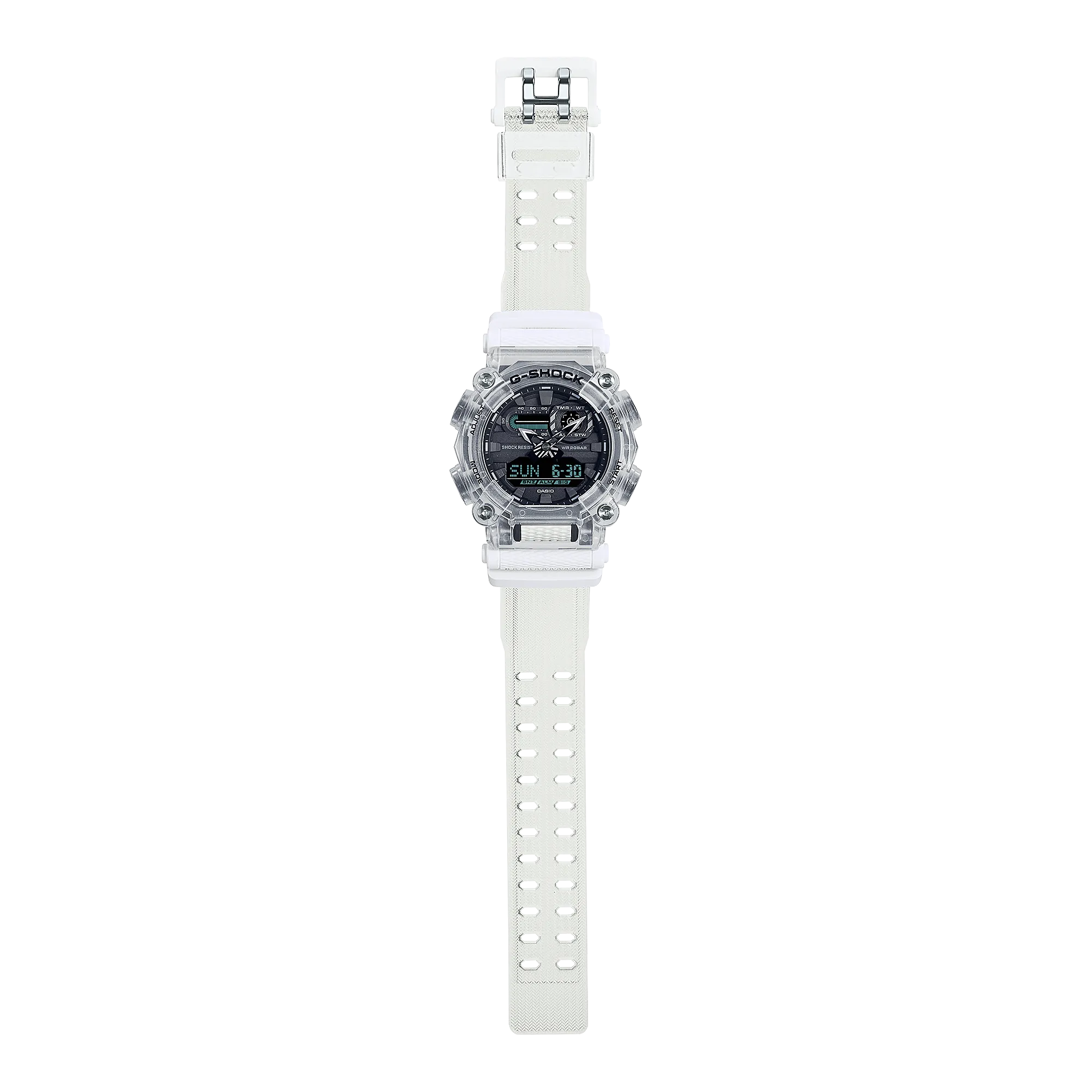 G-Shock DUO Sound Wave Transparent Mens Watch GA900SKL-7A