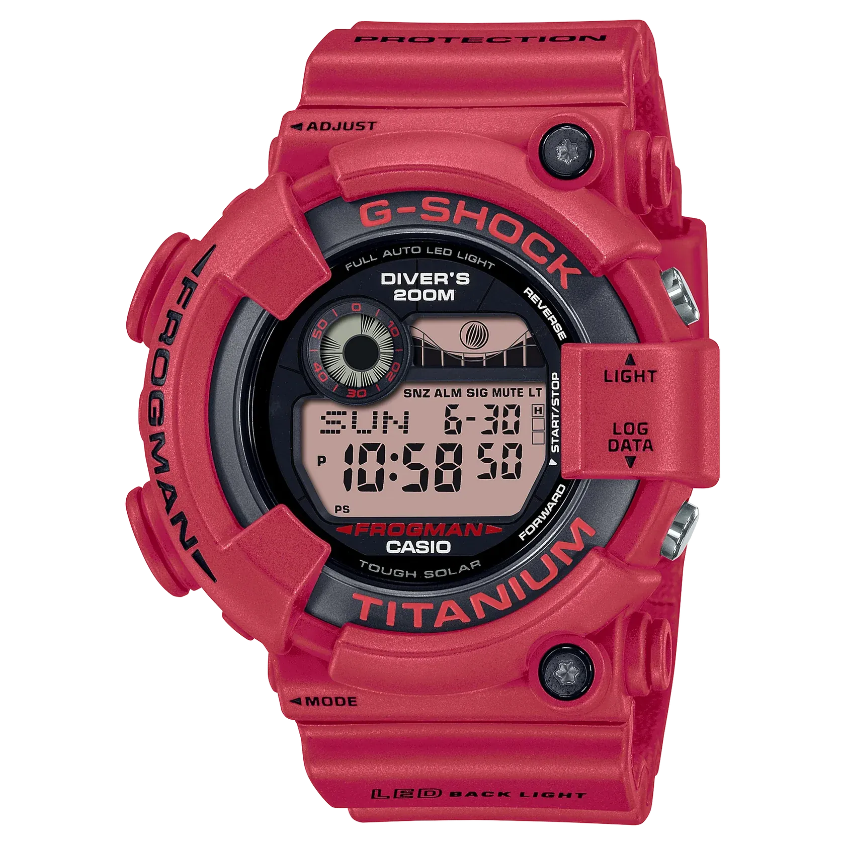 G-Shock Frogman Red Rubber Band Men's Watch GW8230NT-4D