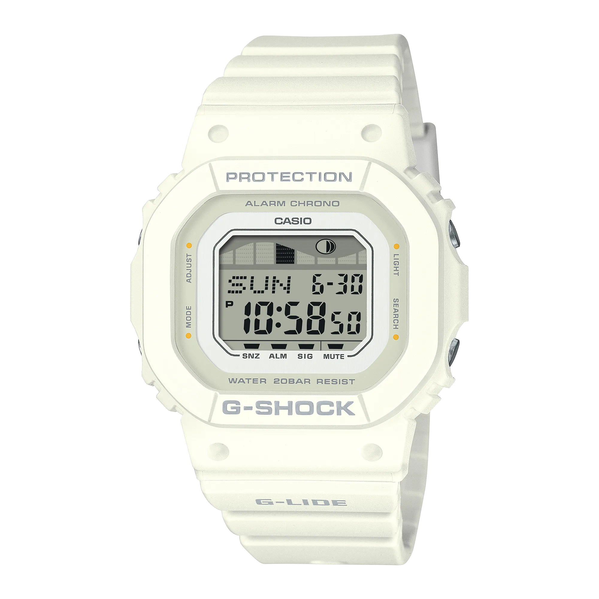 G-Shock G-LIDE White Resin Band Watch GLXS5600-7B