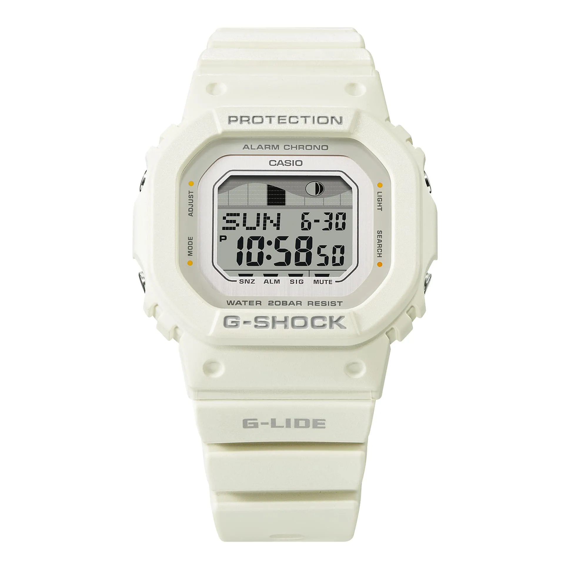 G-Shock G-LIDE White Resin Band Watch GLXS5600-7B