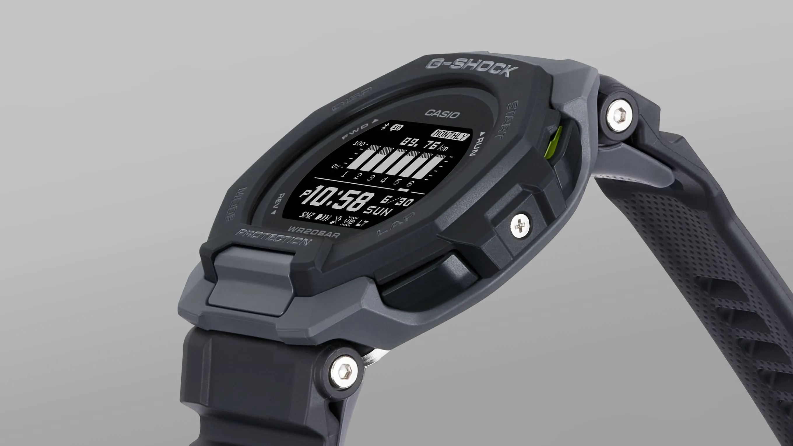 G-Shock G- Squad Black Resin Band Watch GBD300-1D