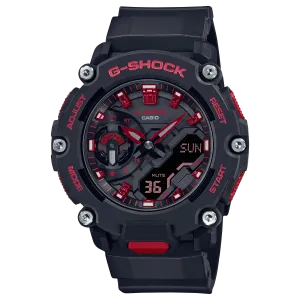 G-Shock Ignite Red Line Black Resin Band Watch GA2200BNR-1A
