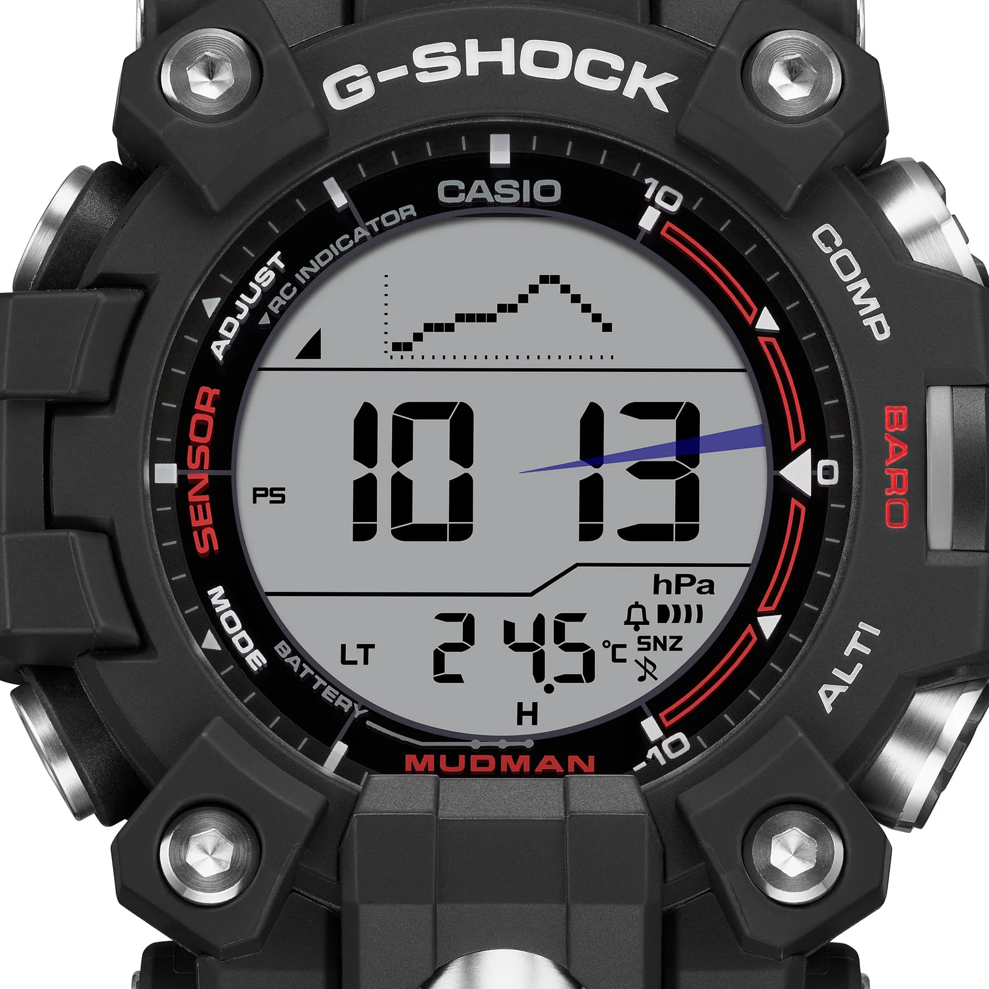 G-Shock Master of G-Land Mudman Black Resin Band Watch GW9500-1D