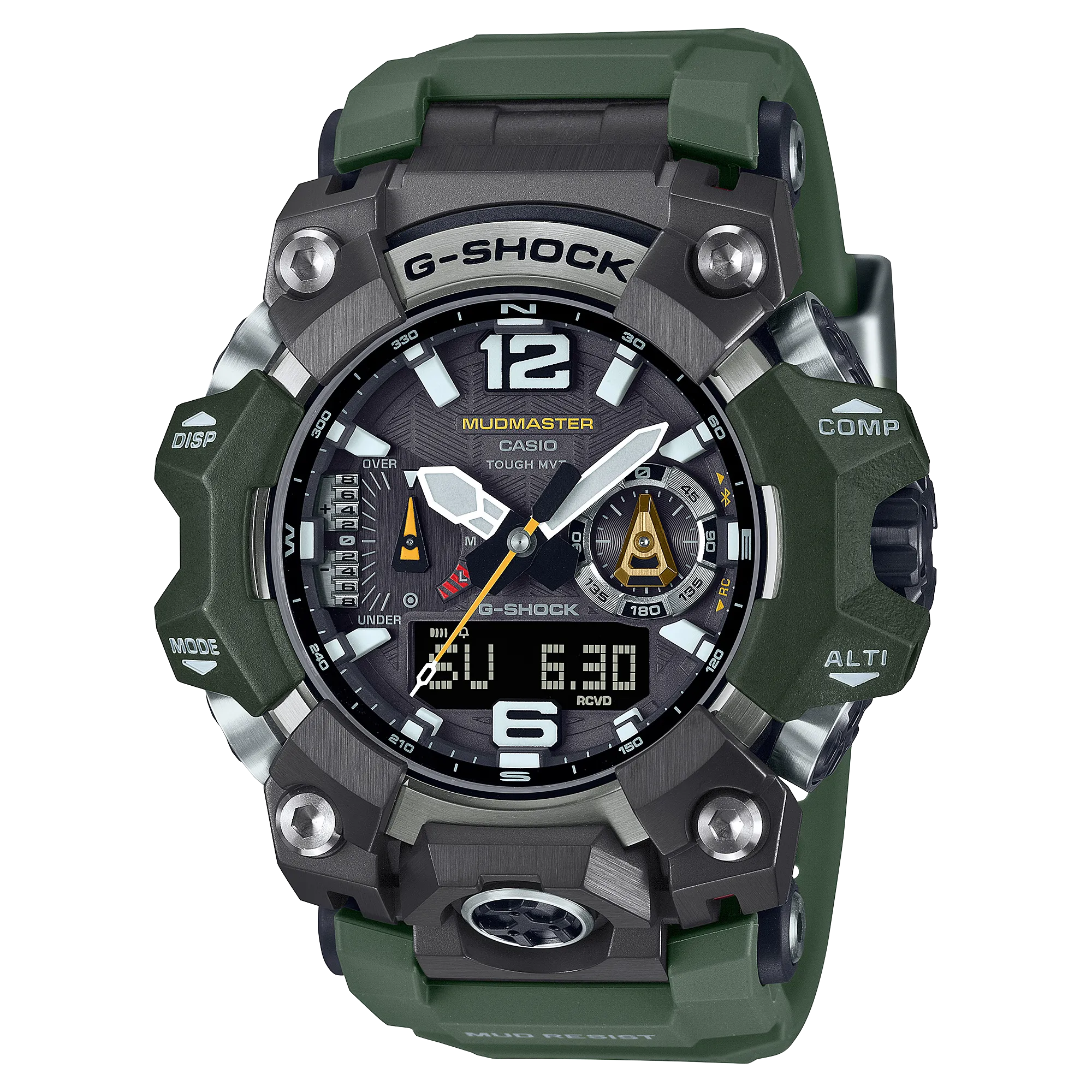 G-Shock Master of G-Land Mudmaster Red Dial Resin Band Watch GWGB1000-3A
