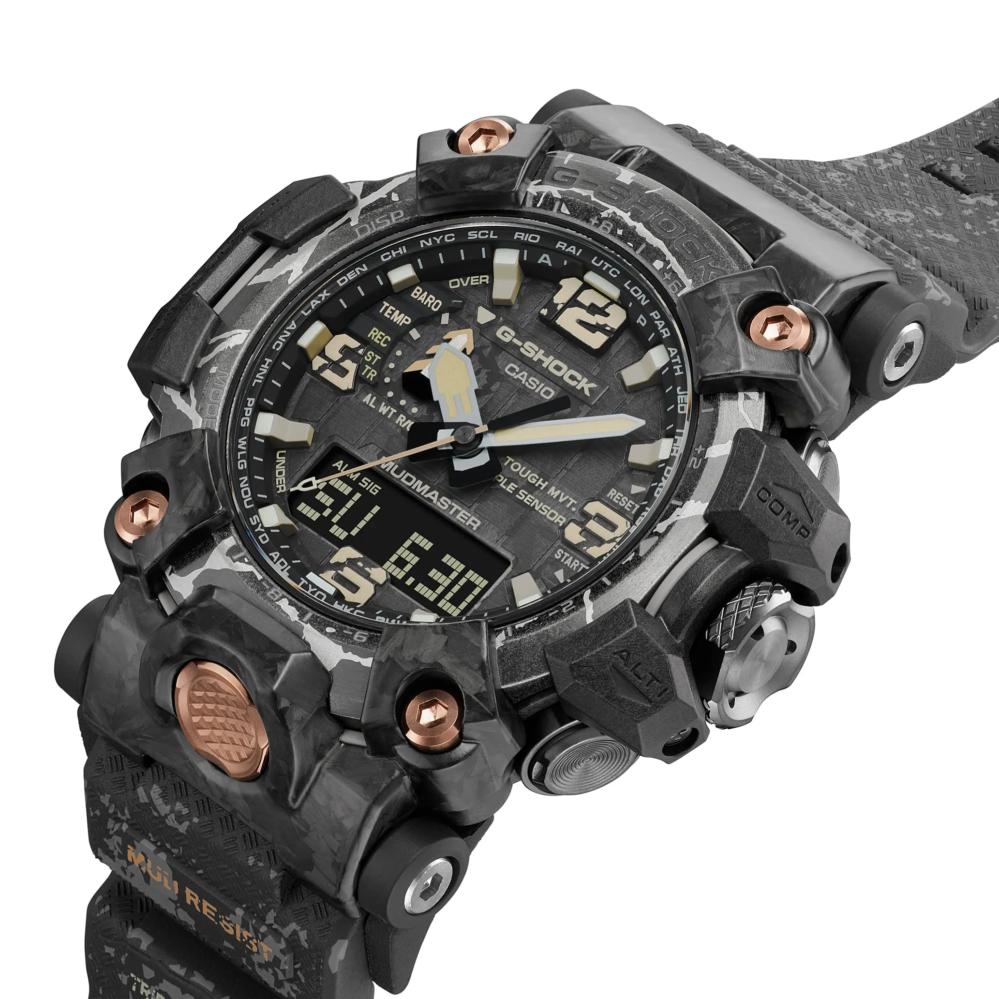 G-Shock Mater of G-Land Mudmaster Resin Band Watch GWG2000CR-1A