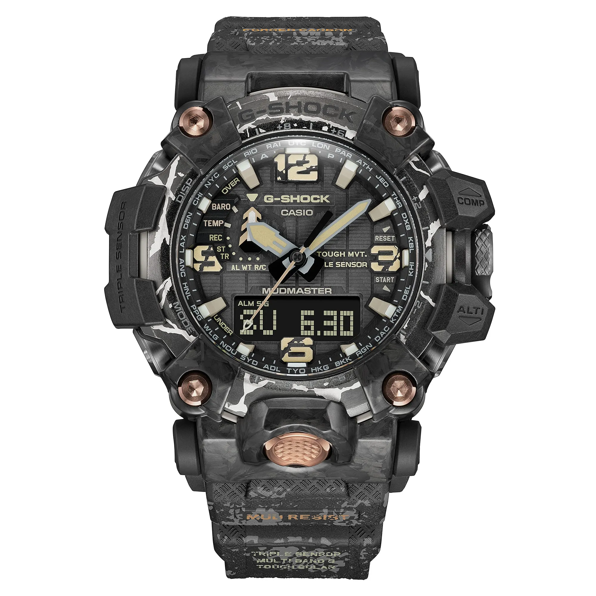 G-Shock Mater of G-Land Mudmaster Resin Band Watch GWG2000CR-1A