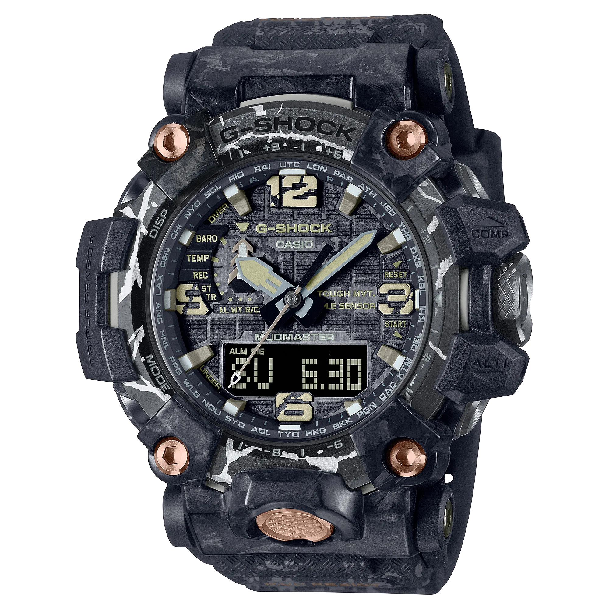 G-Shock Mater of G-Land Mudmaster Resin Band Watch GWG2000CR-1A